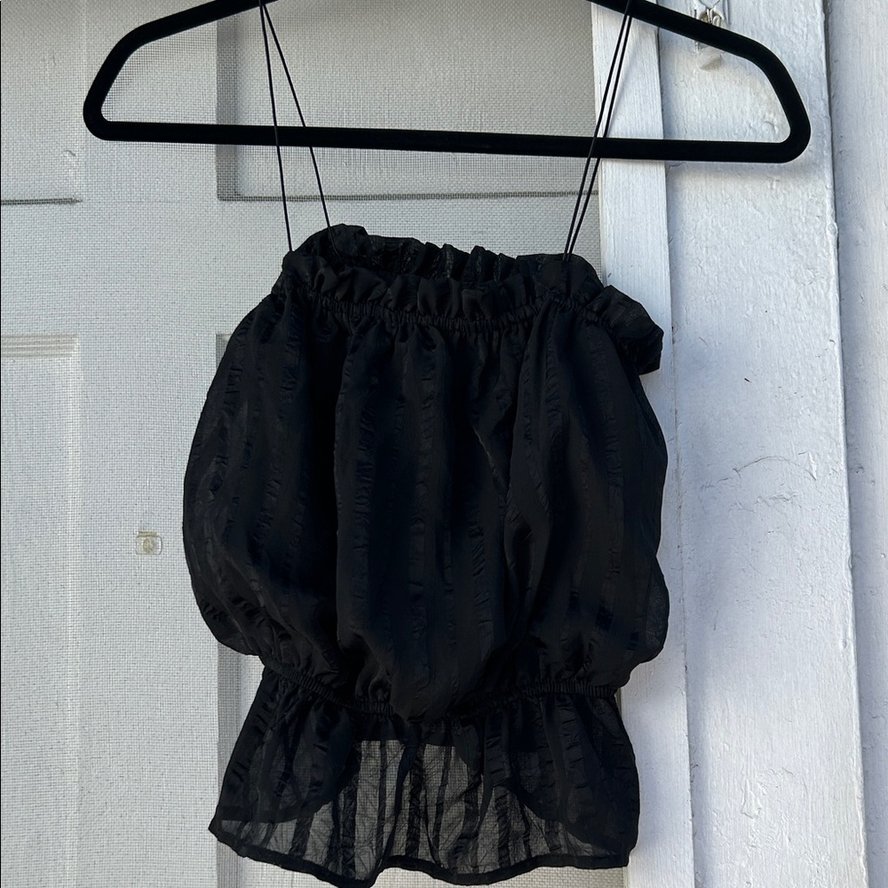 Elegant Black Women's Top